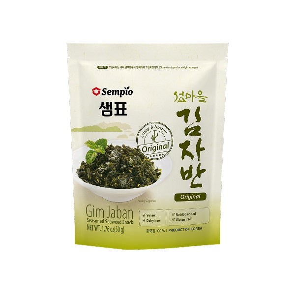 Sempio roasted seaweed snacks and gimbap nori sheets