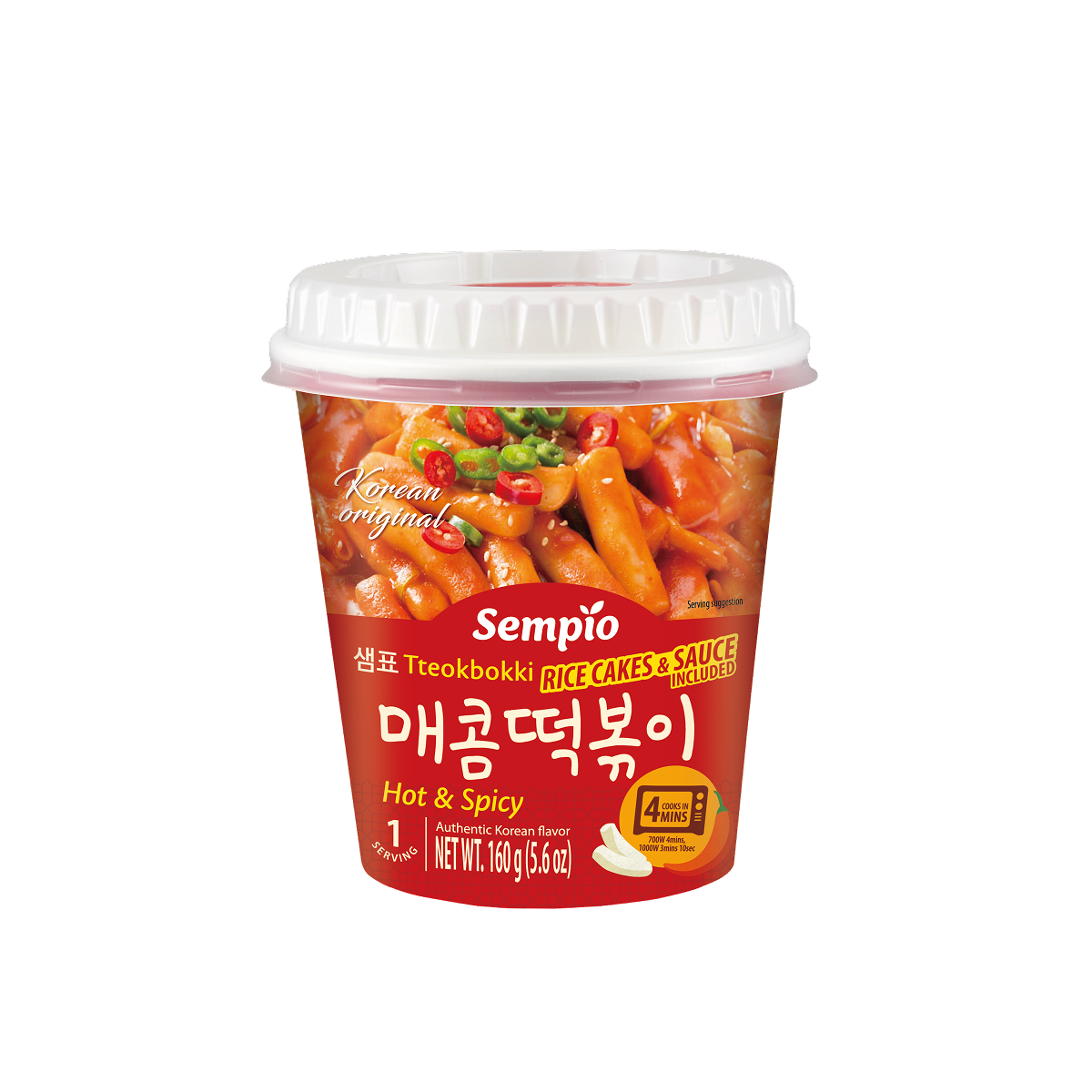 Cup Instant Tteokbokki Hot & Spicy – Sempio